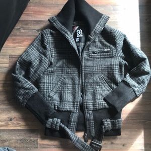 Funnel neck jacket